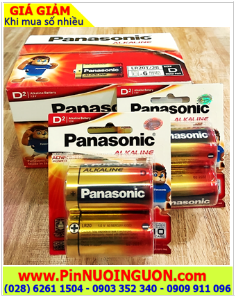 COMBO 01HỘP=12 viên Pin đại D 1.5v Alkaline Panasonic LR20T/2B chính hãng /Xuất xứ NHẬT _Giá chỉ 576.000đ/HỘP 